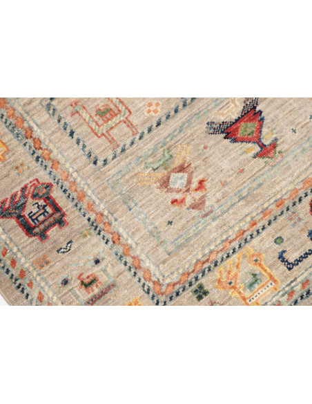 Hand Made Rug Rubin Pakistan 99x149 Beige Multi