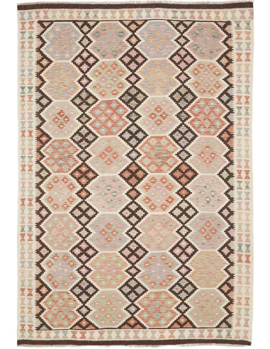 Hand Made Rug Kilim Afghanistan 167x243 Pastel