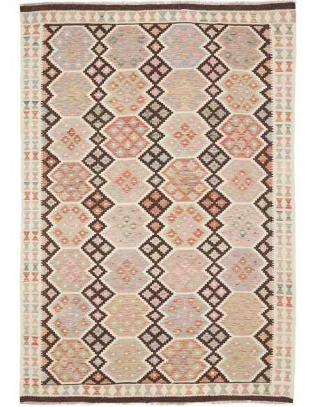 Hand Made Rug Kilim Afghanistan 167x243 Pastel