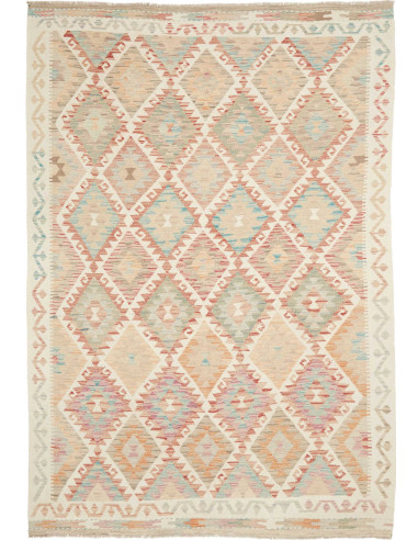 Hand Made Rug Kilim Afghanistan 169x244 Beige T