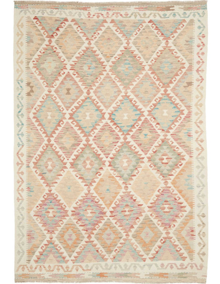 Hand Made Rug Kilim Afghanistan 169x244 Beige T