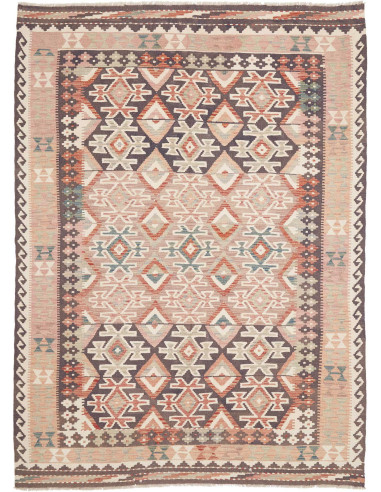 Hand Made Rug Kilim Afghanistan 169x232 Dark Br