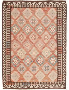 Hand Made Rug Kilim Afghanistan 177x239 Orange