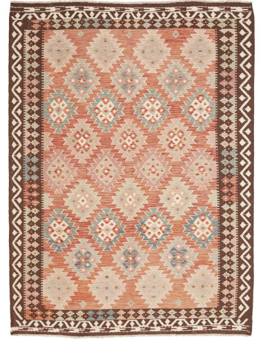 Hand Made Rug Kilim Afghanistan 177x239 Orange