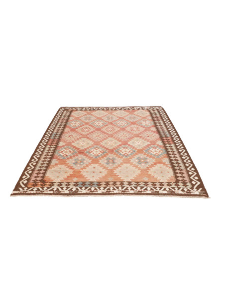 Hand Made Rug Kilim Afghanistan 177x239 Orange