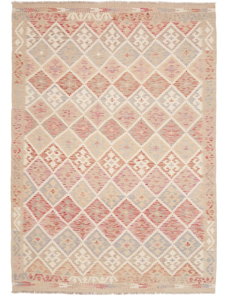 Hand Made Rug Kilim Afghanistan 176x248 Beige R