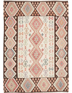 Hand Made Rug Kilim Afghanistan 170x242 Cream W