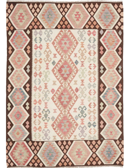 Hand Made Rug Kilim Afghanistan 170x242 Cream W