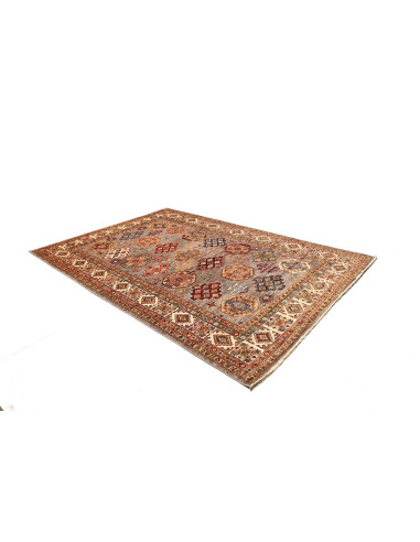 Kazak Fine 210x307 Cm Kazak Fine, Pakistan, Hand-carded Wool