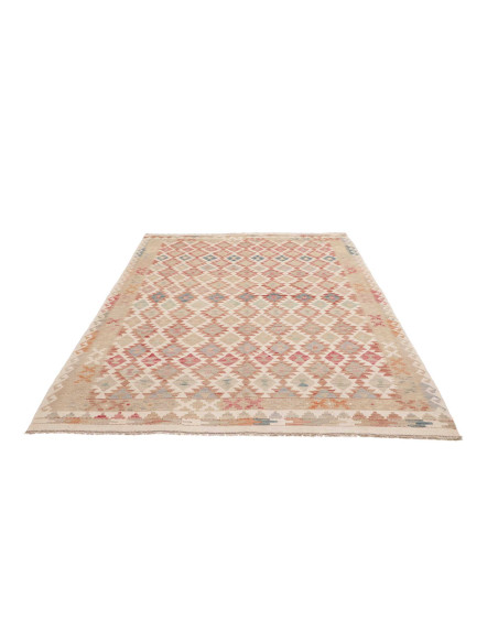 Hand Made Rug Kilim Afghanistan 183x245 Beige T