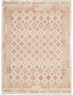Hand Made Rug Kilim Afghanistan 182x242 Beige R