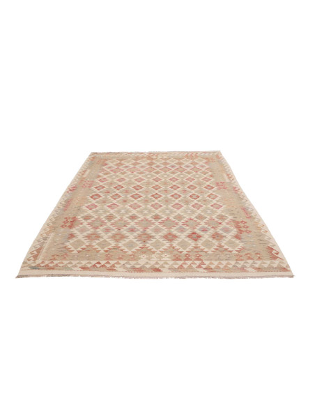 Hand Made Rug Kilim Afghanistan 182x242 Beige R