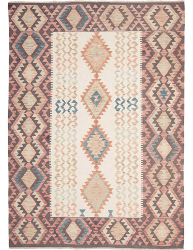 Hand Made Rug Kilim Afghanistan 177x243 Beige B