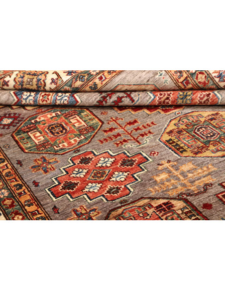Kazak Fine 210x307 Cm Kazak Fine, Pakistan, Hand-carded Wool