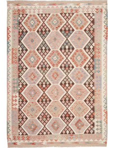 Hand Made Rug Kilim Afghanistan 174x248 Rose Be