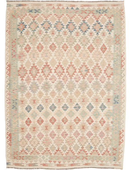 Hand Made Rug Kilim Afghanistan 182x249 Beige T