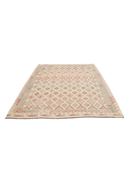 Hand Made Rug Kilim Afghanistan 182x249 Beige T