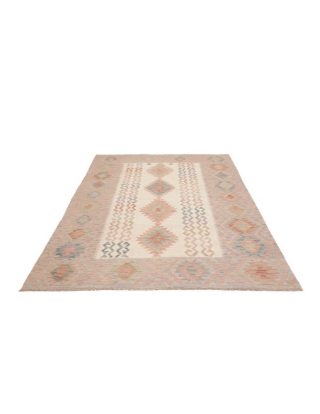 Hand Made Rug Kilim Afghanistan 172x240 Pink Bl