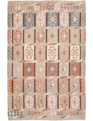 Hand Made Rug Kilim Afghanistan 160x243 Pink Be