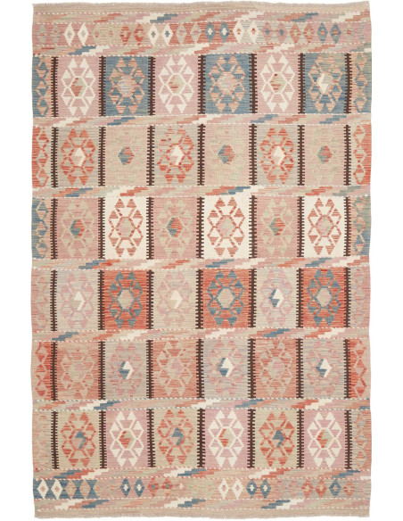 Hand Made Rug Kilim Afghanistan 160x243 Pink Be