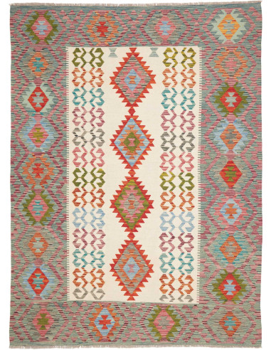 Hand Made Rug Kilim Afghanistan 178x240 Cream M