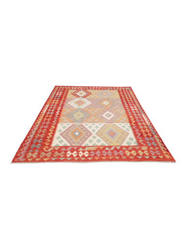 Hand Made Rug Kilim Afghanistan 171x246 Red Mul