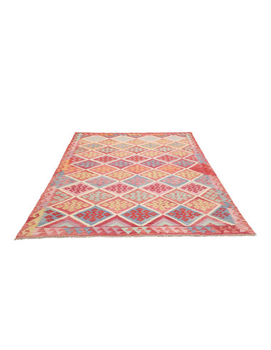 Hand Made Rug Kilim Afghanistan 177x251 Red Mul