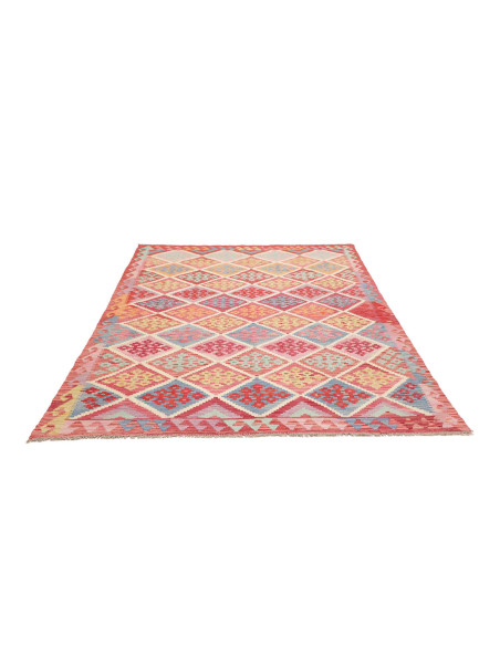 Hand Made Rug Kilim Afghanistan 177x251 Red Mul