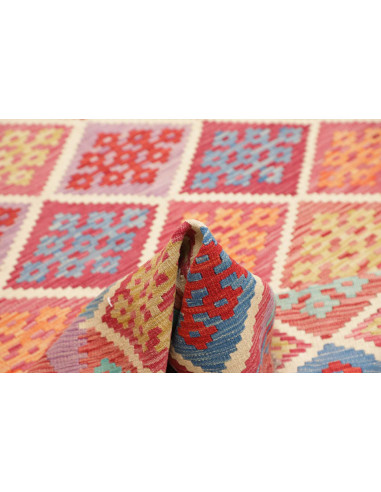 Hand Made Rug Kilim Afghanistan 177x251 Red Mul