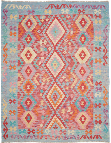 Hand Made Rug Kilim Afghanistan 192x250 Sky Blu