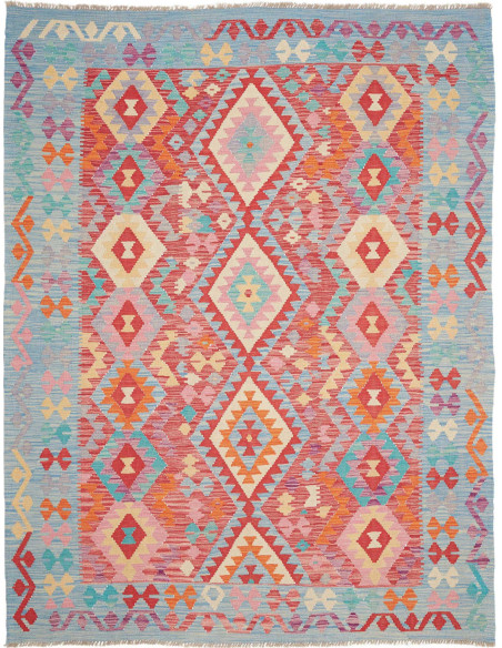 Hand Made Rug Kilim Afghanistan 192x250 Sky Blu