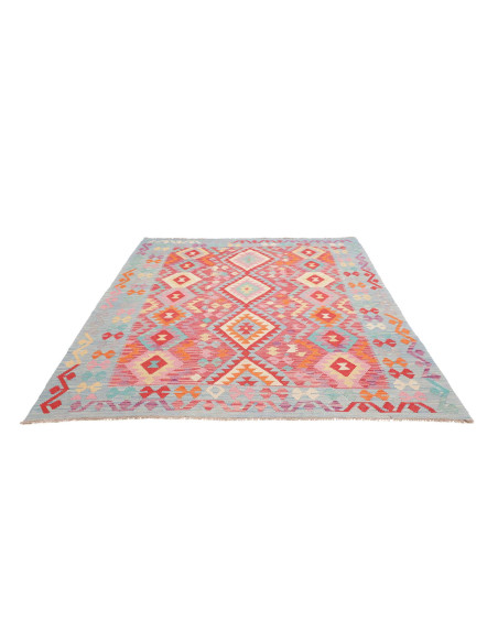 Hand Made Rug Kilim Afghanistan 192x250 Sky Blu