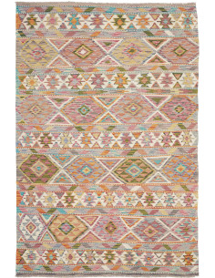Hand Made Rug Kilim Afghanistan 165x250 Pastel