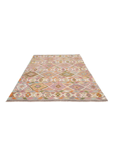 Hand Made Rug Kilim Afghanistan 165x250 Pastel