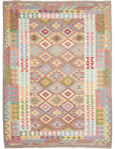 Hand Made Rug Kilim Afghanistan 178x239 Pink Bl