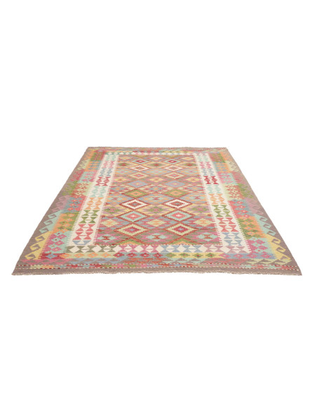 Hand Made Rug Kilim Afghanistan 178x239 Pink Bl