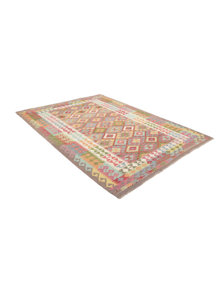 Hand Made Rug Kilim Afghanistan 178x239 Pink Bl