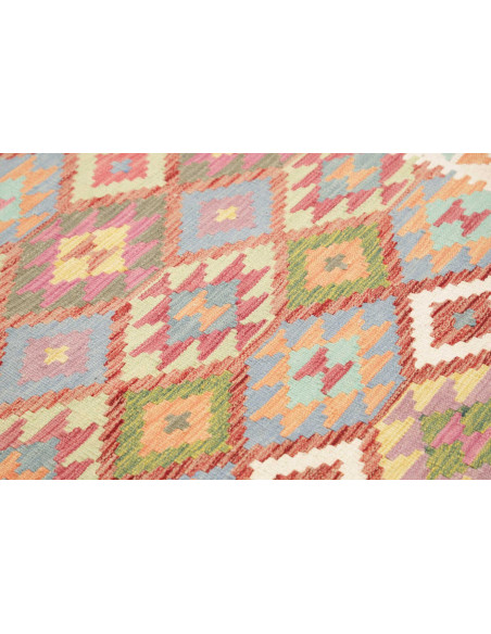 Hand Made Rug Kilim Afghanistan 178x239 Pink Bl