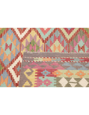 Hand Made Rug Kilim Afghanistan 178x239 Pink Bl