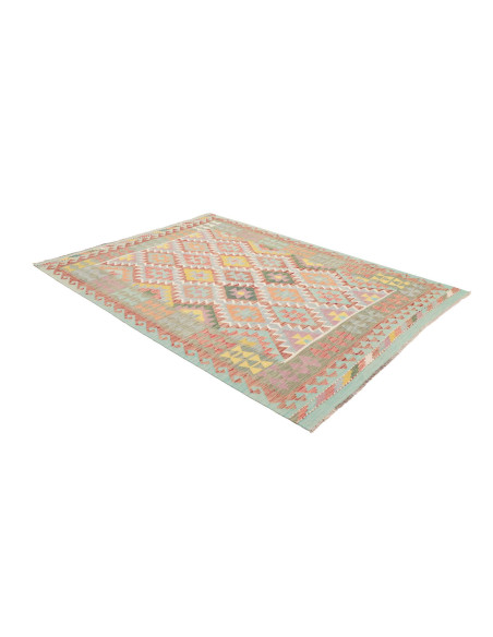 Hand Made Rug Kilim Afghanistan 175x244 Aqua Gr