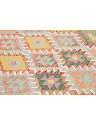Hand Made Rug Kilim Afghanistan 175x244 Aqua Gr
