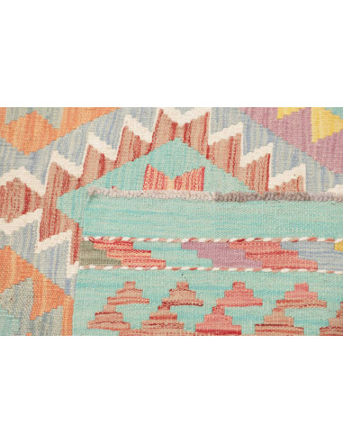 Hand Made Rug Kilim Afghanistan 175x244 Aqua Gr
