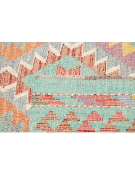 Hand Made Rug Kilim Afghanistan 175x244 Aqua Gr