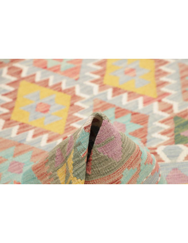 Hand Made Rug Kilim Afghanistan 175x244 Aqua Gr