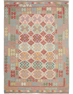 Hand Made Rug Kilim Afghanistan 174x249 Grey Be