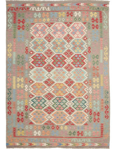 Hand Made Rug Kilim Afghanistan 174x249 Grey Be