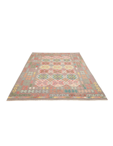 Hand Made Rug Kilim Afghanistan 173x252 Grey Pi