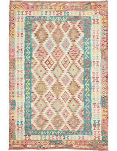Hand Made Rug Kilim Afghanistan 172x256 Pink Te