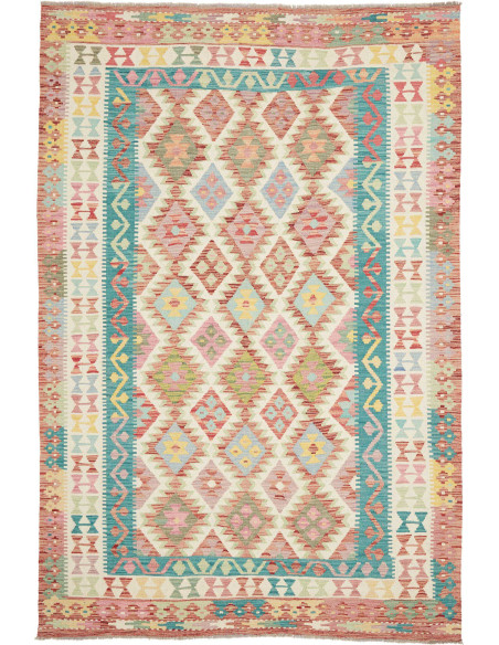 Hand Made Rug Kilim Afghanistan 172x256 Pink Te