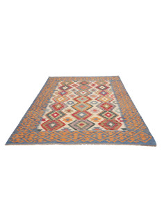 Hand Made Rug Kilim Afghanistan 179x248 Blue Cr 2